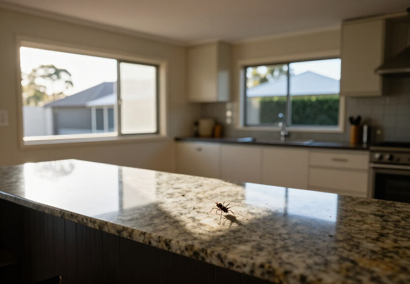 Balcony area in Darling Point after wasp nest removal